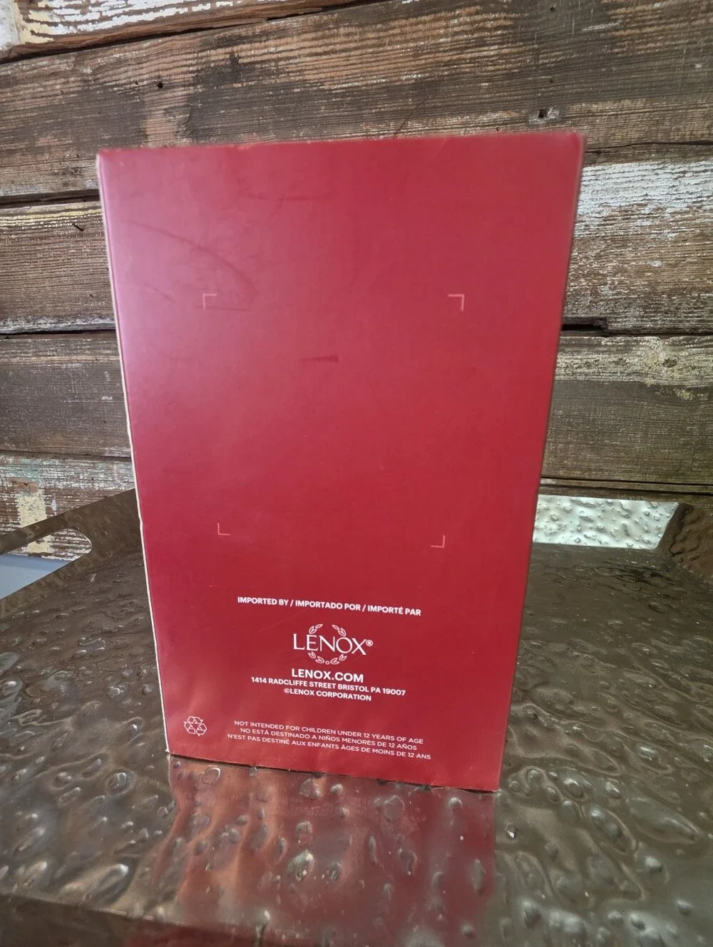 Lenox 2025 Silver Bell Christmas Ornament Red Ribbon Boxed Keepsake, NWT